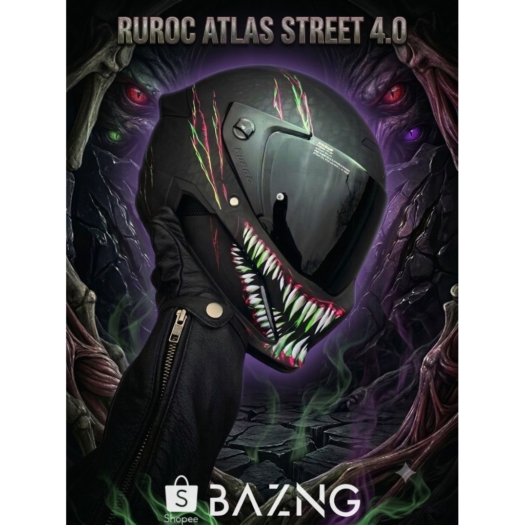 HELM RUROC ATLAS STREET 4.0 ORIGINAL | SECOND SIZE M