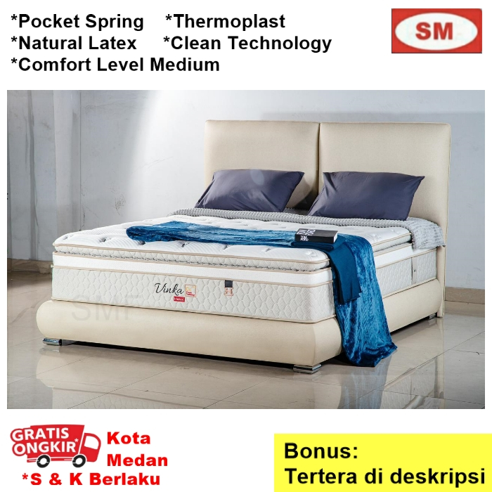MATRAS SPRING BED VINKA - HELUX SPRING BED - (MATRAS ONLY) - 180 & 160