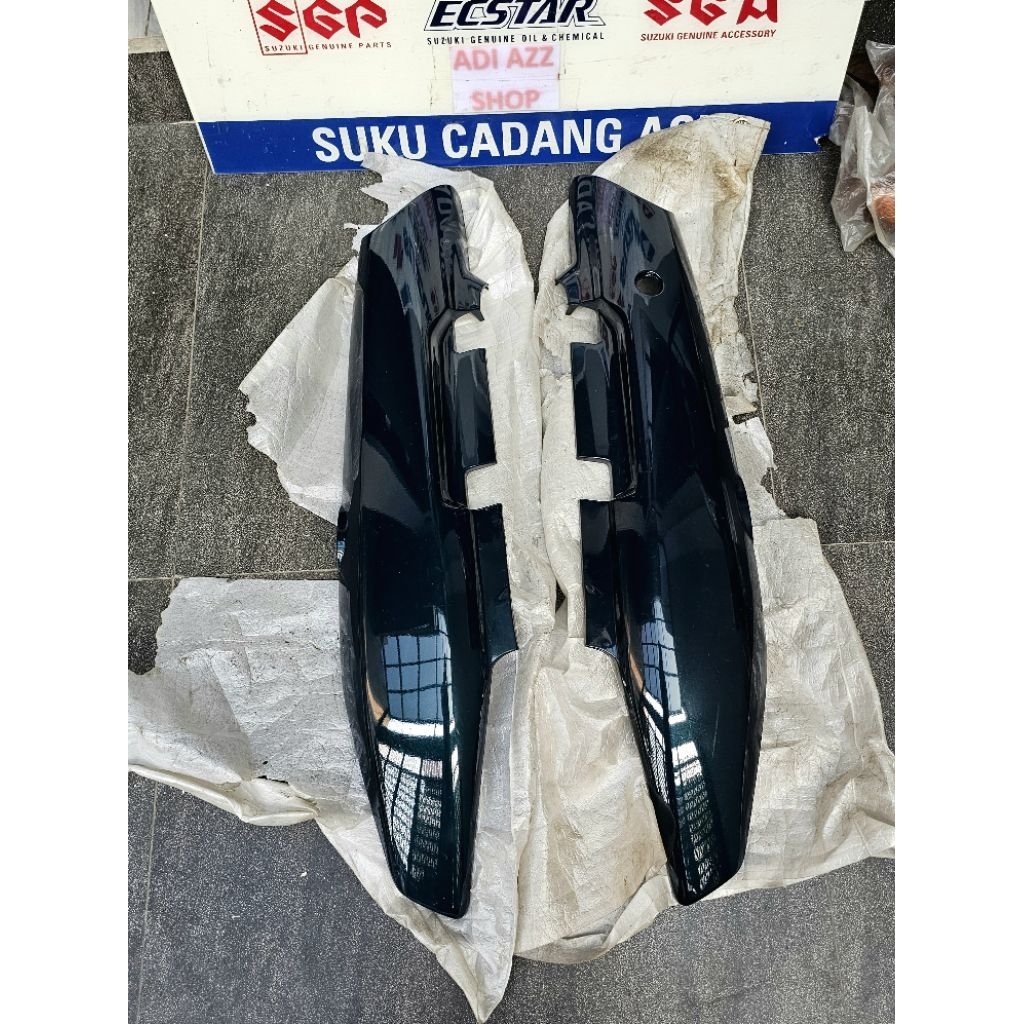 sepasang cover body bodi belakang hijau tua suzuki tornado shogun kebo ori sgp nos
