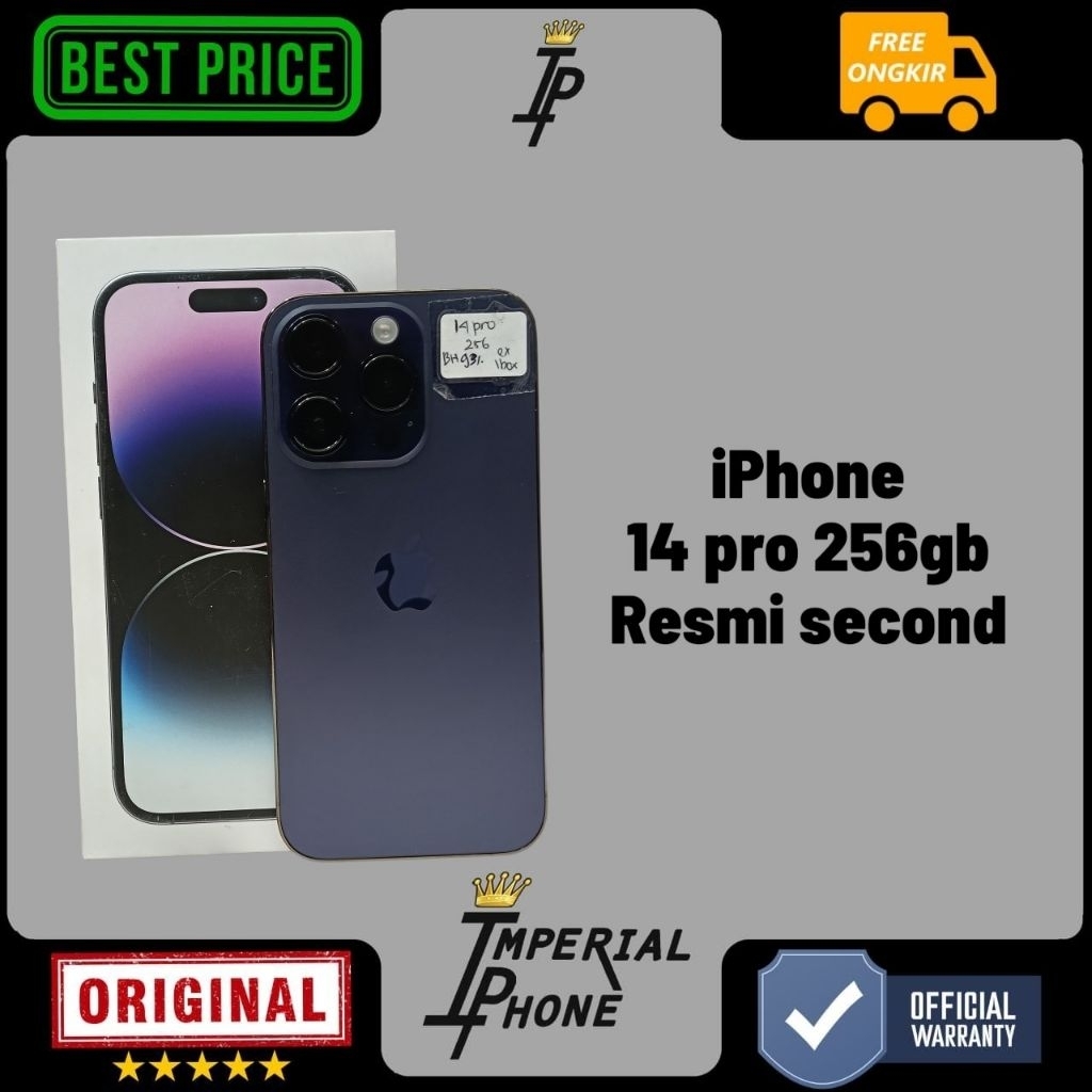 iphone 14 pro 256 resmi second