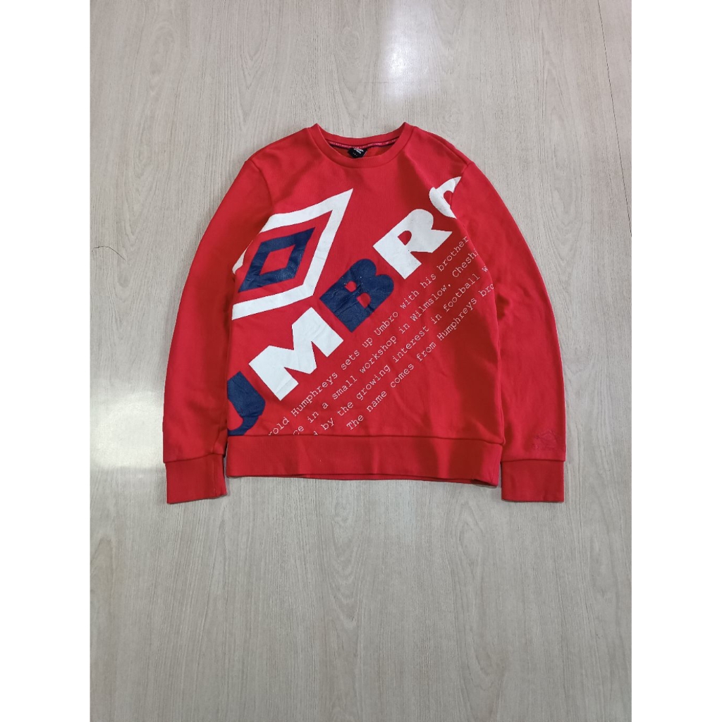 UMBRO CREWNECK RED ORIGINAL