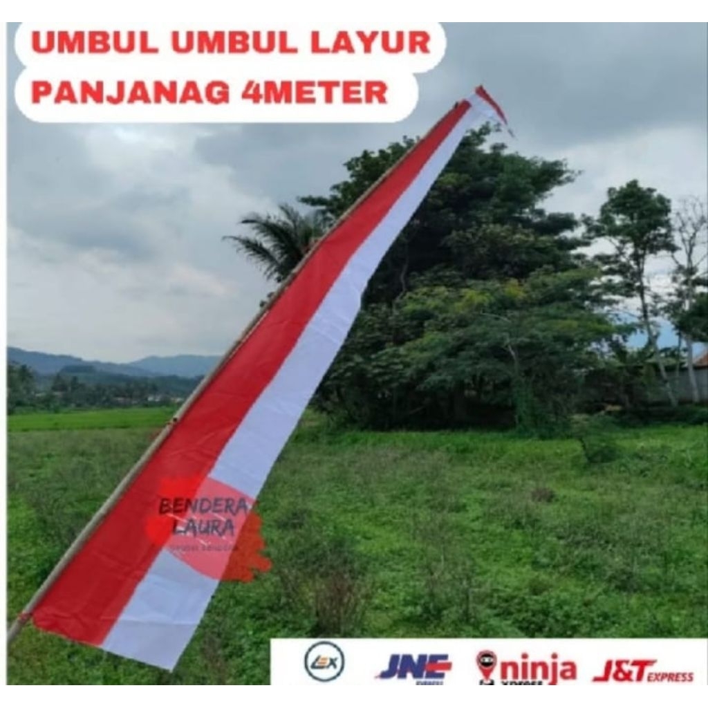 umbul umbul layur merah putih merah putih layur terlaris