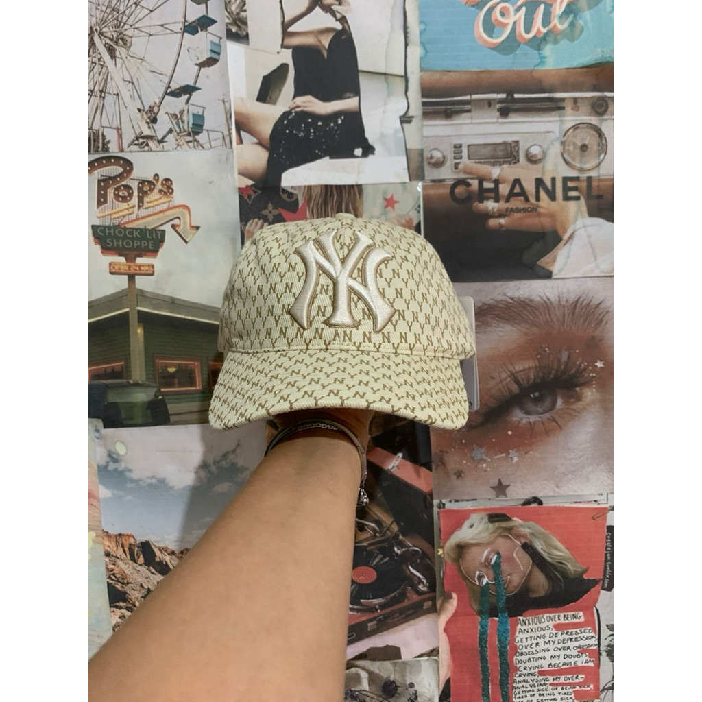 topi mlb ny monogram original second