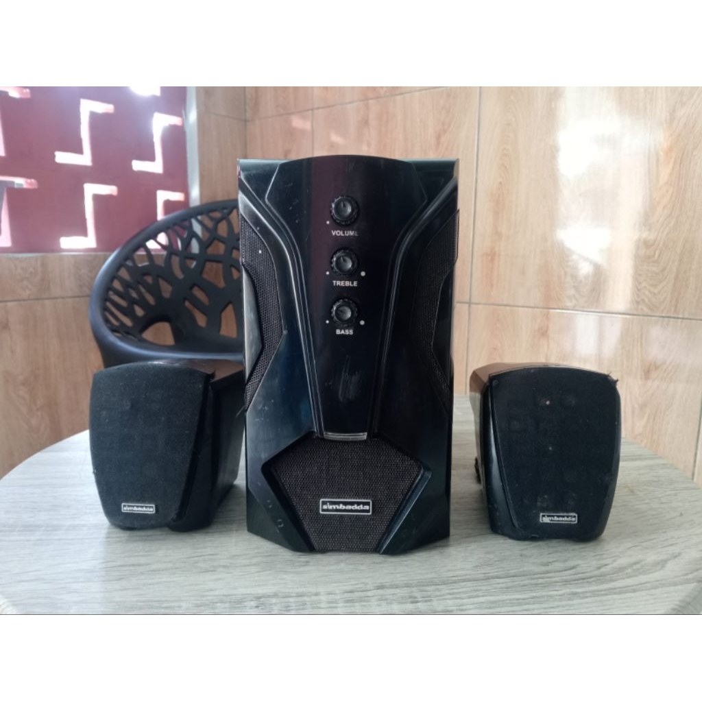 SUBWOOFER SPEAKER SIMBADDA CST6000N 2.1 BEKAS SECOND