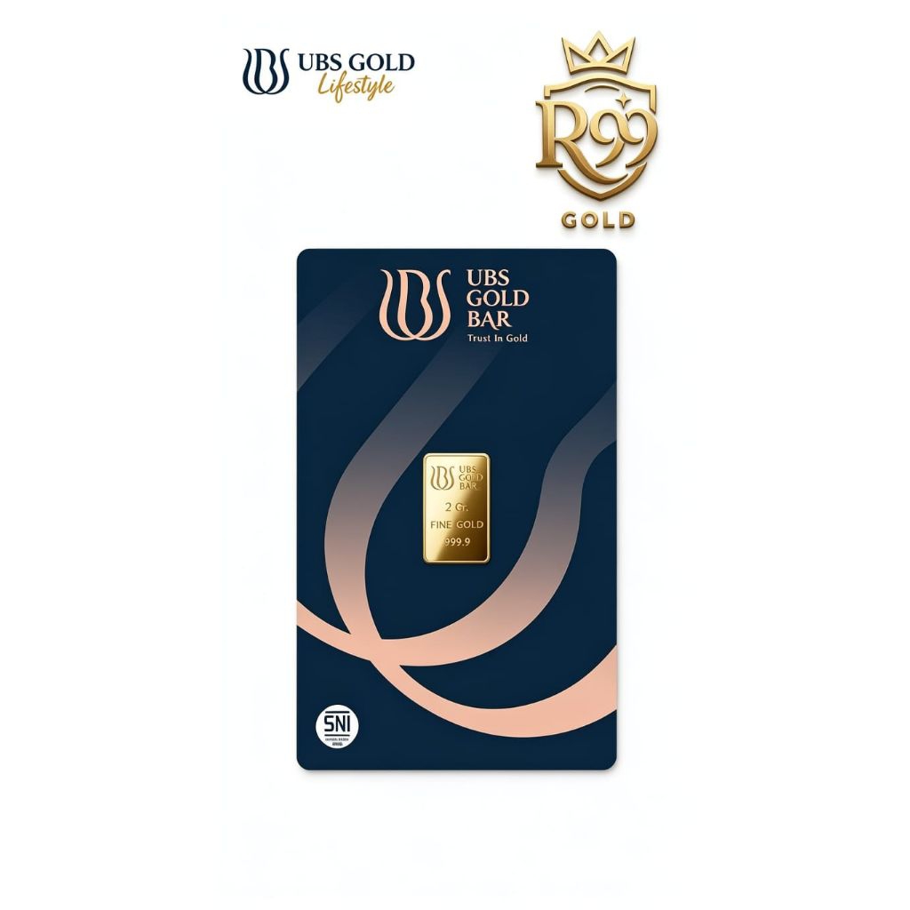 Emas Logam Mulia UBS 2 Gram Original 24K 999.9 Bersertifikat Ready Stock Buyback