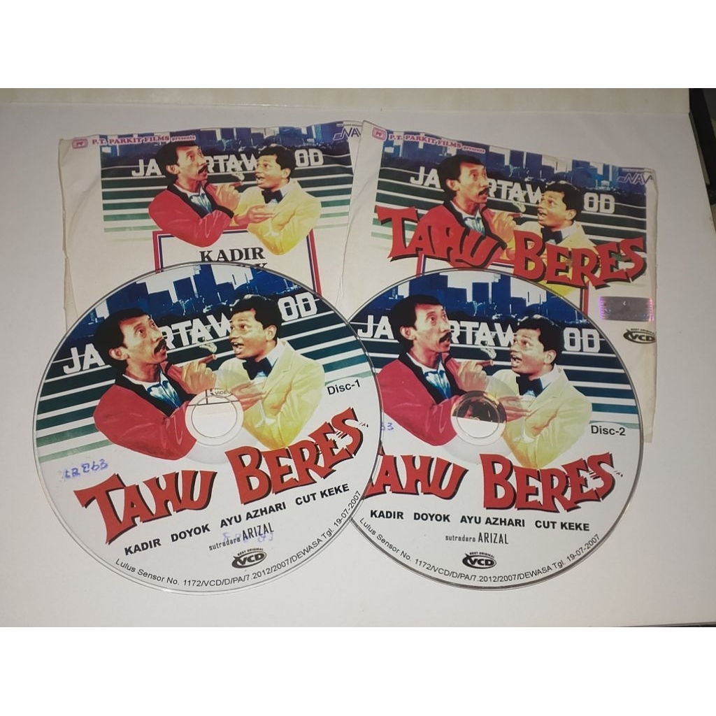 VCD Film Tahu Beres (1993) Original Kadir Doyok