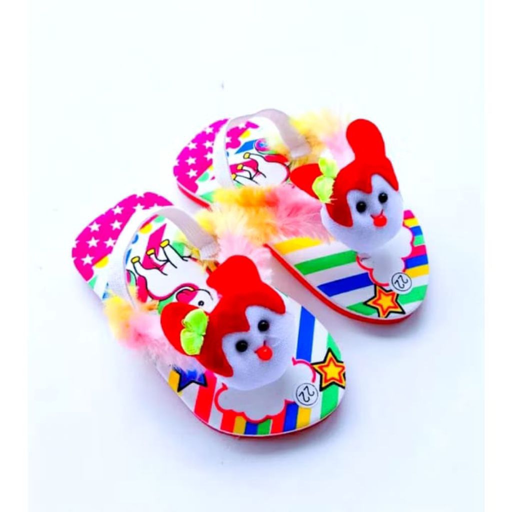 sandal Baby kids Boneka Kuda poni Tali karet Belakang