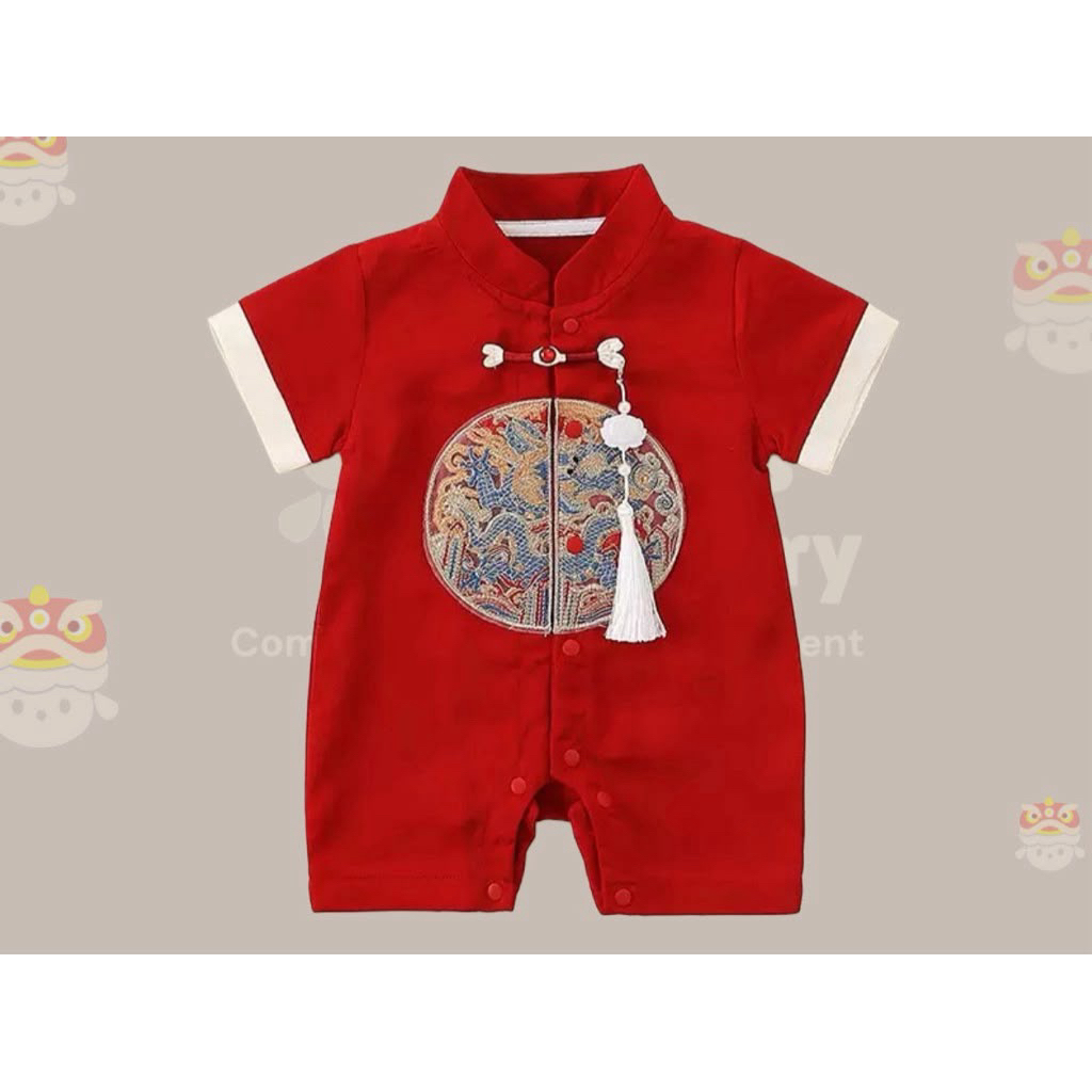 Baby Cheongsam Jumper + Socks | Lume Preloved