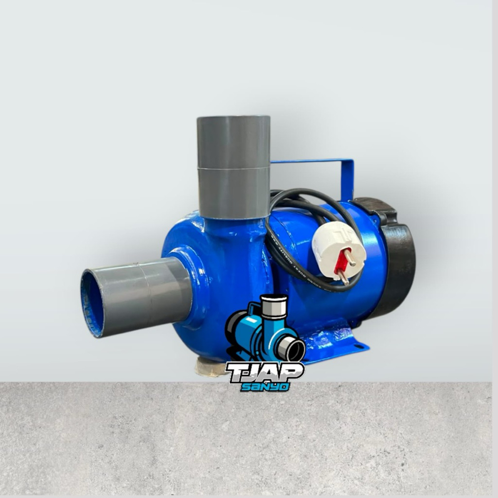 Pompa Air Obohan Keongan Cor 1,5 Dim, Listrik 300 Watt, Pompa Irigasi Kolam/Sirkulasi Kolam + Tusen 