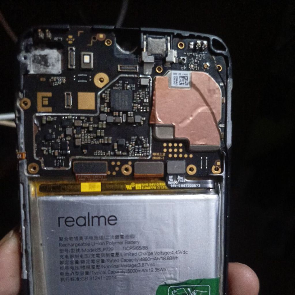mesin realme c11 ram 2/32 minus matot (mesin saja)