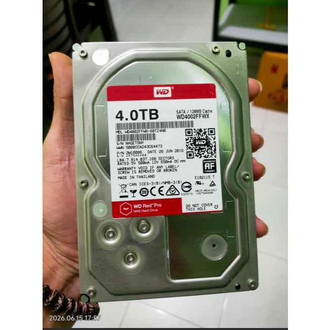HDD 4TB WD RED (100/100)