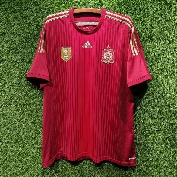 Jersey Spain Original 2014-2015 Home XXL Spanyol
