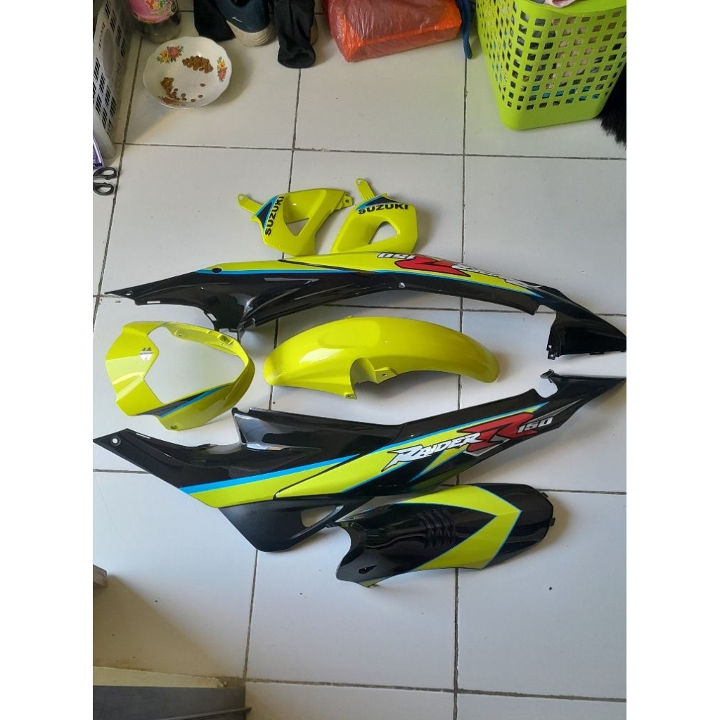 Body Set satria FU CBU Aurayellow Original