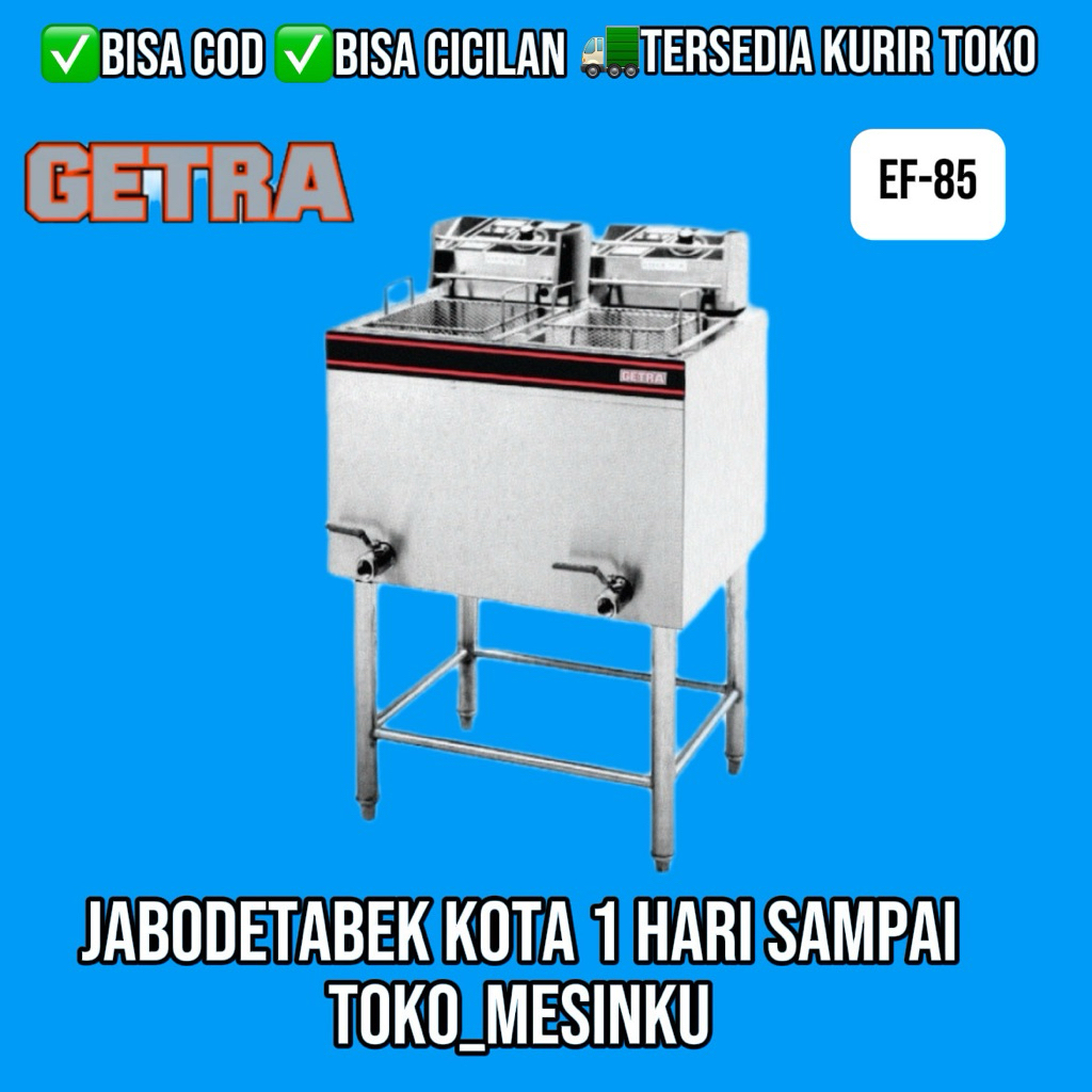Deep Fryer Listrik 14 Liter 2 Tanki GETRA EF-85 DEEP FRYER ELECTRIC