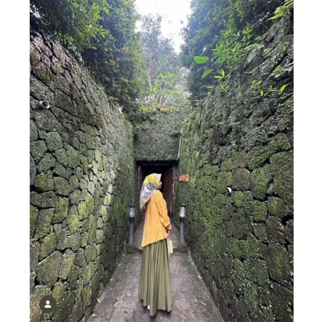 Rok Plisket Hijau