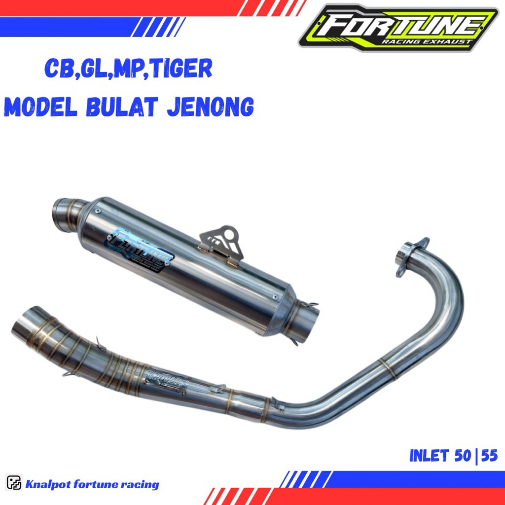 Knalpot herex CB GL MP TIGER fortune racing