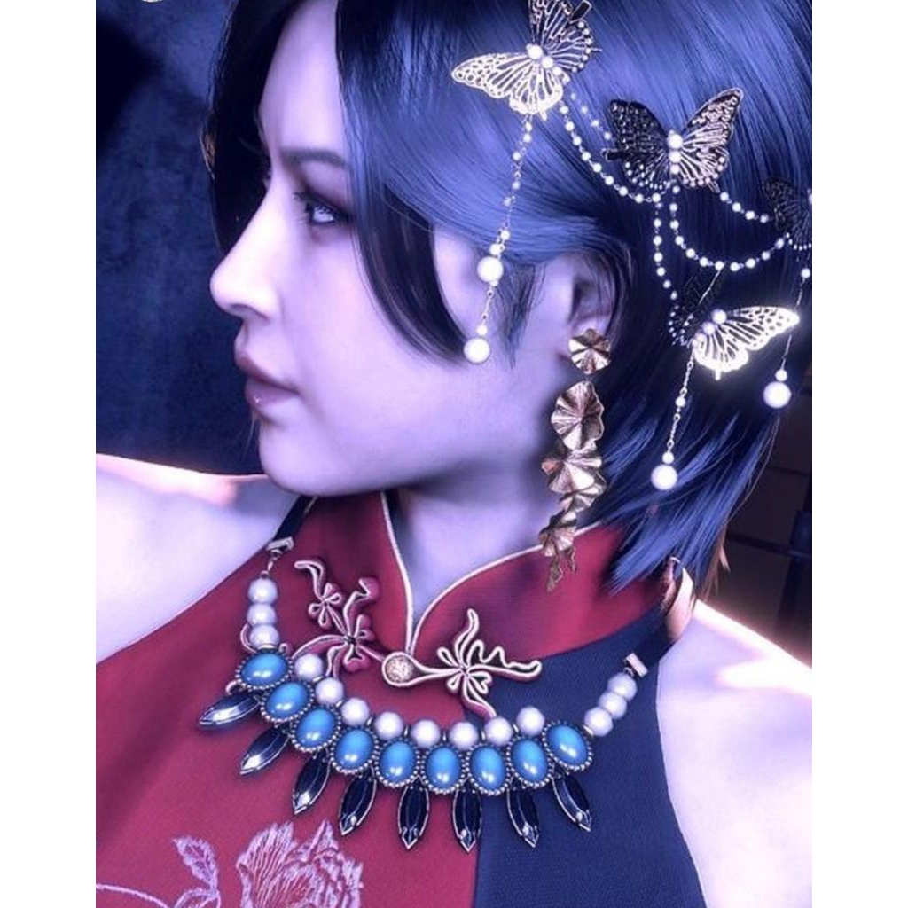Aksesoris Ada Wong from Resident Evil Handmade Cosplay