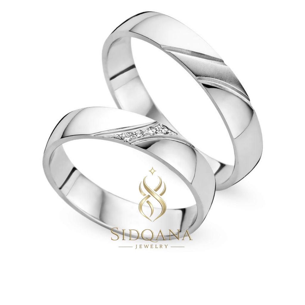 Sidqana Jewelry - Cincin Couple Silver Perak Murni - Couple Ring