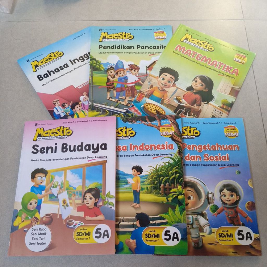 LKS MAESTRO SD kelas 5 (semester 1 & 2 ).kurikulum merdeka