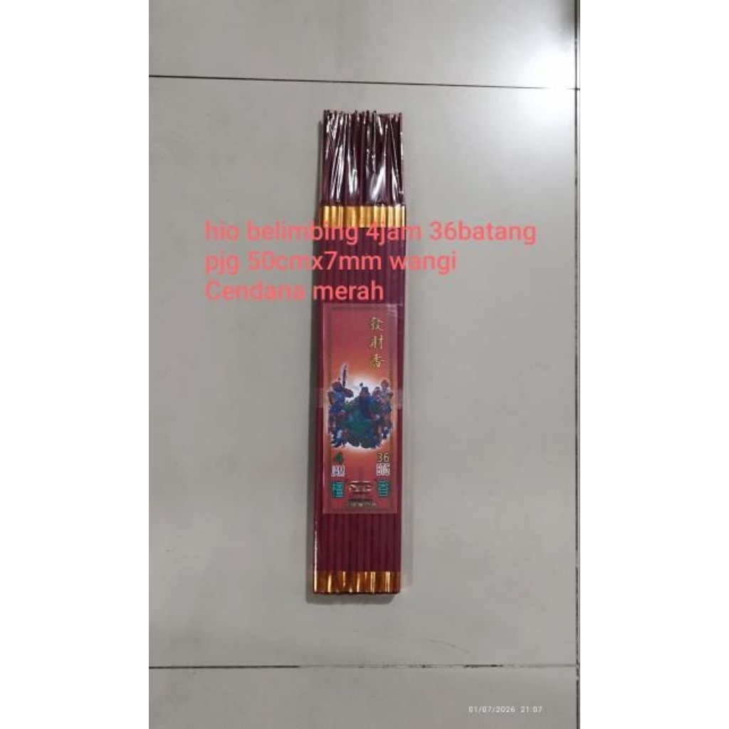 hio sembahyang wangi merah dan coklat
