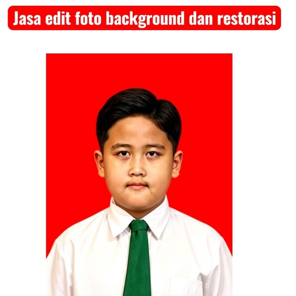 JASA EDIT FOTO BACKGROUND/KEMEJA/JAS MERAH BIRU untuk keperluan melamar kerja edit background merah 