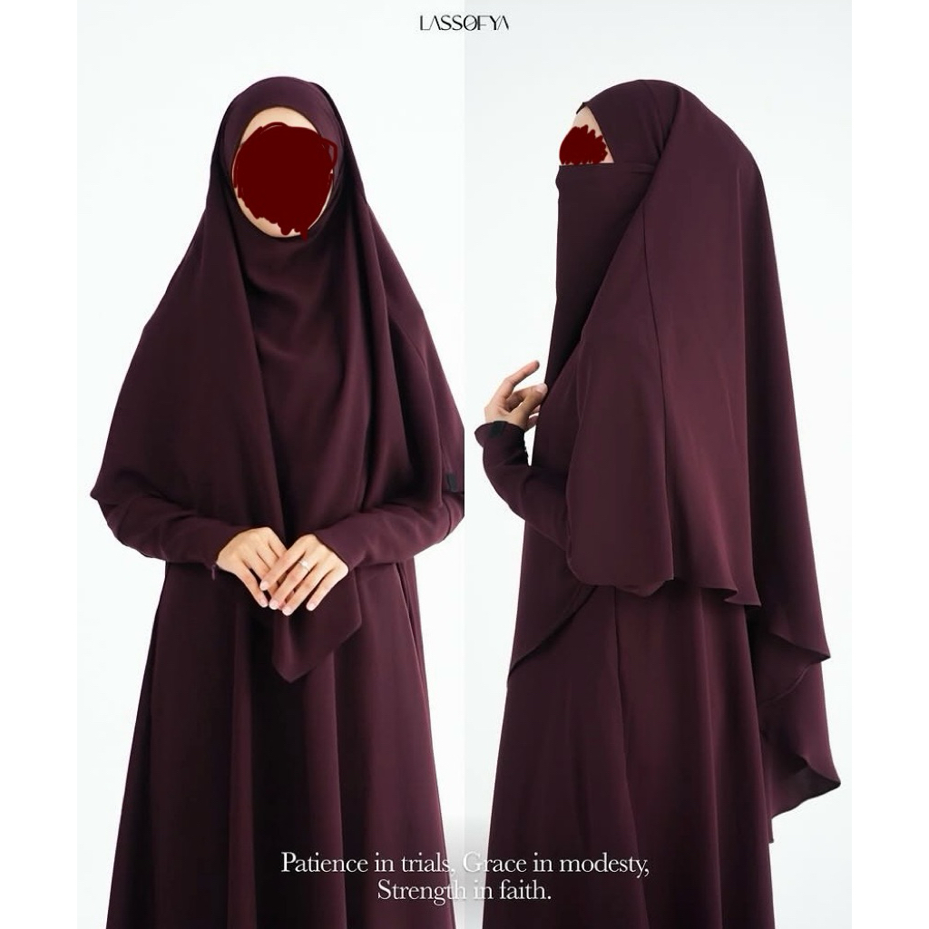 PL FK Medium NOORA BURGUNDY - by LASSOFYA