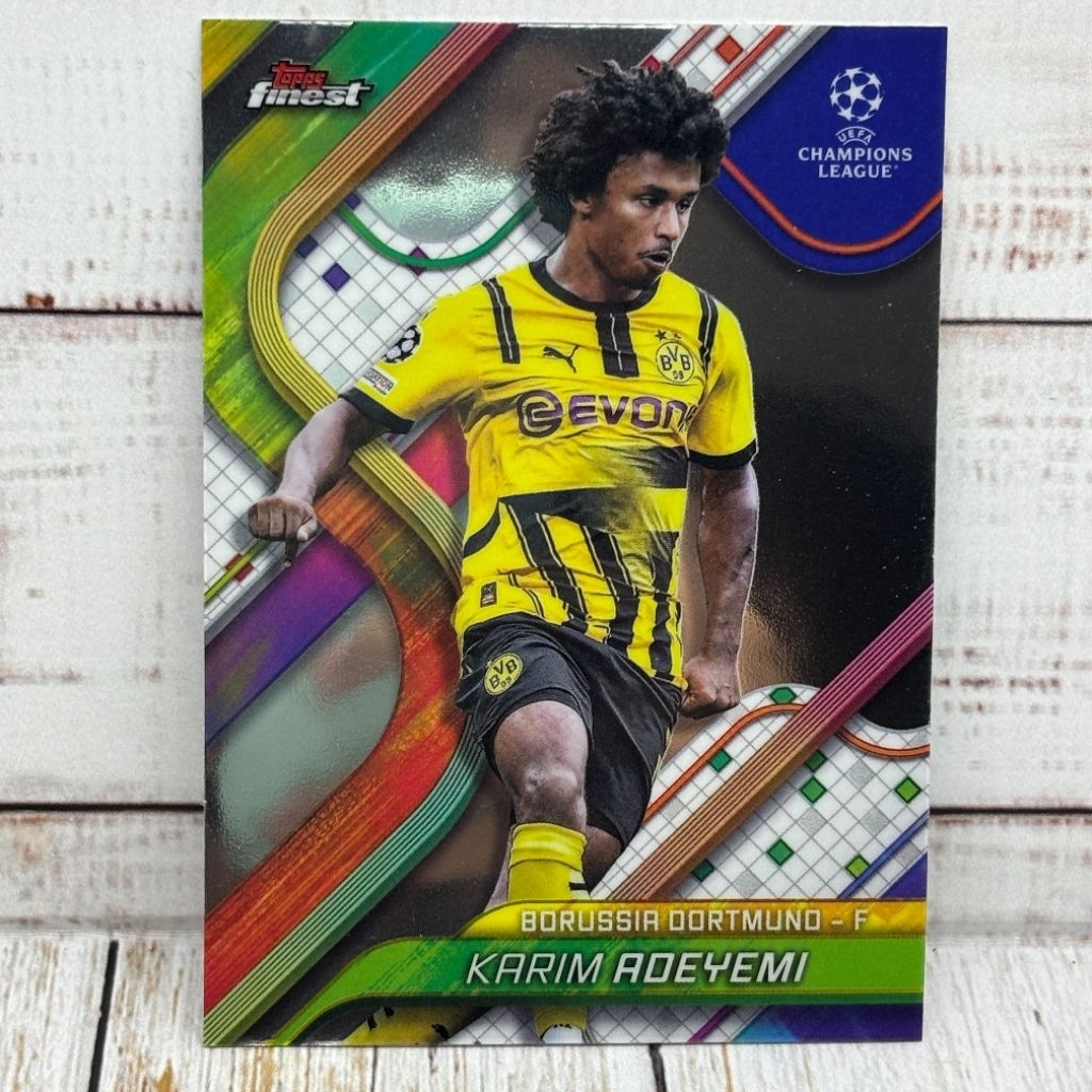 Kartu Bola Adeyemi Dortmund Topps Finest Original