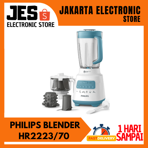 PHILIPS Blender HR2223/70 [4 in 1] PLASTIK - 2 LITER Motor Thermo Protector Sensor, ProBlend 4 Pisau