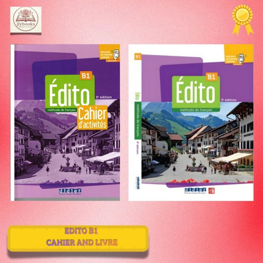 Buku Bahasa Prancis Edito B1 Livre and Cahier