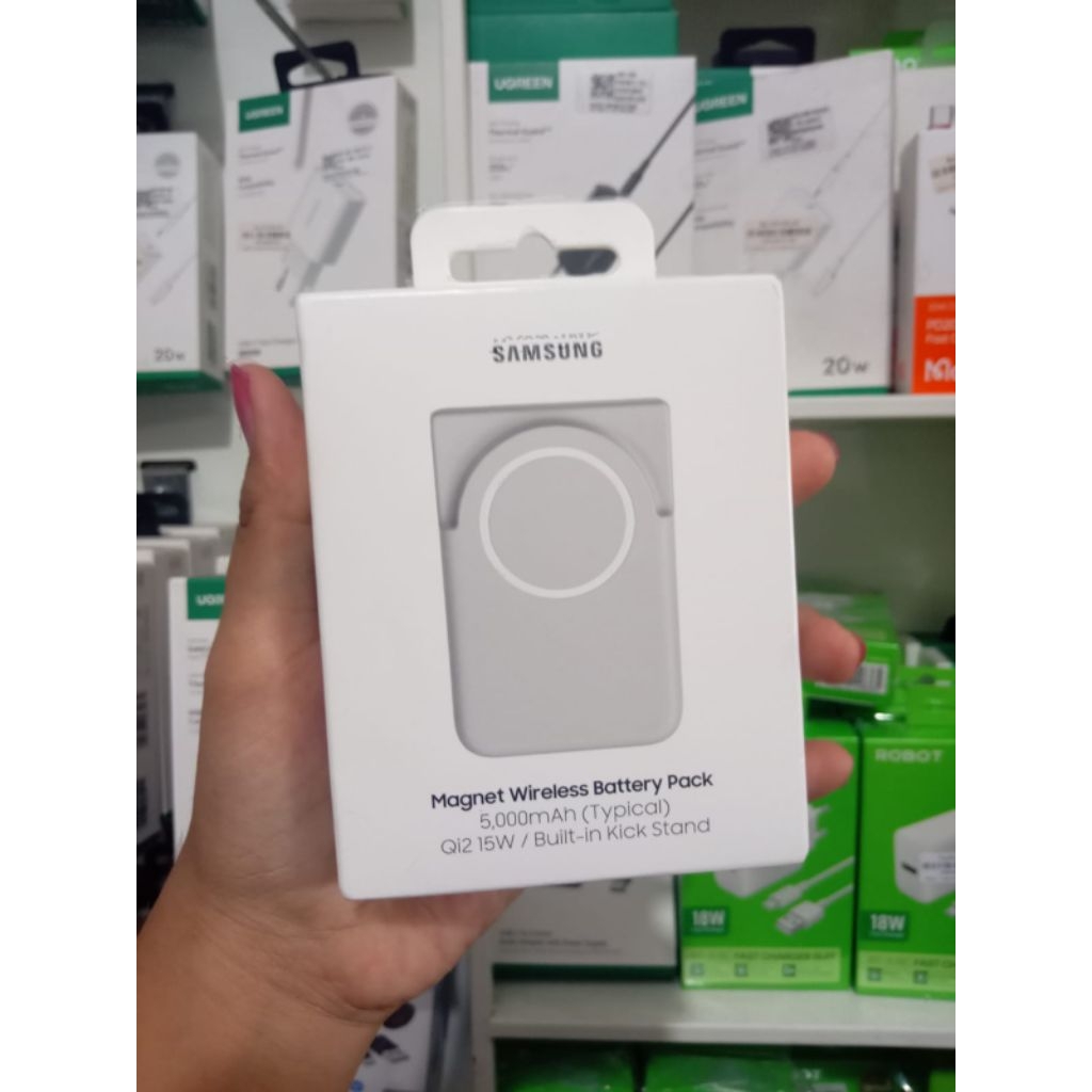 Powerbank samsung magnet wireless battery pack 5000 mah