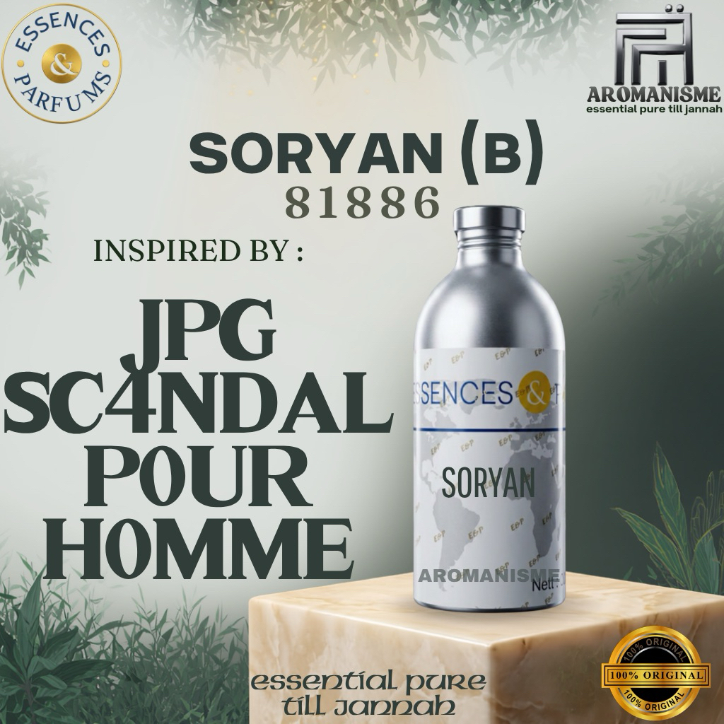 BIBIT PARFUM JPG SC4NDAL P0UR H0MME ESSENCES SORYAN GRADE B SEGEL 500GRAM