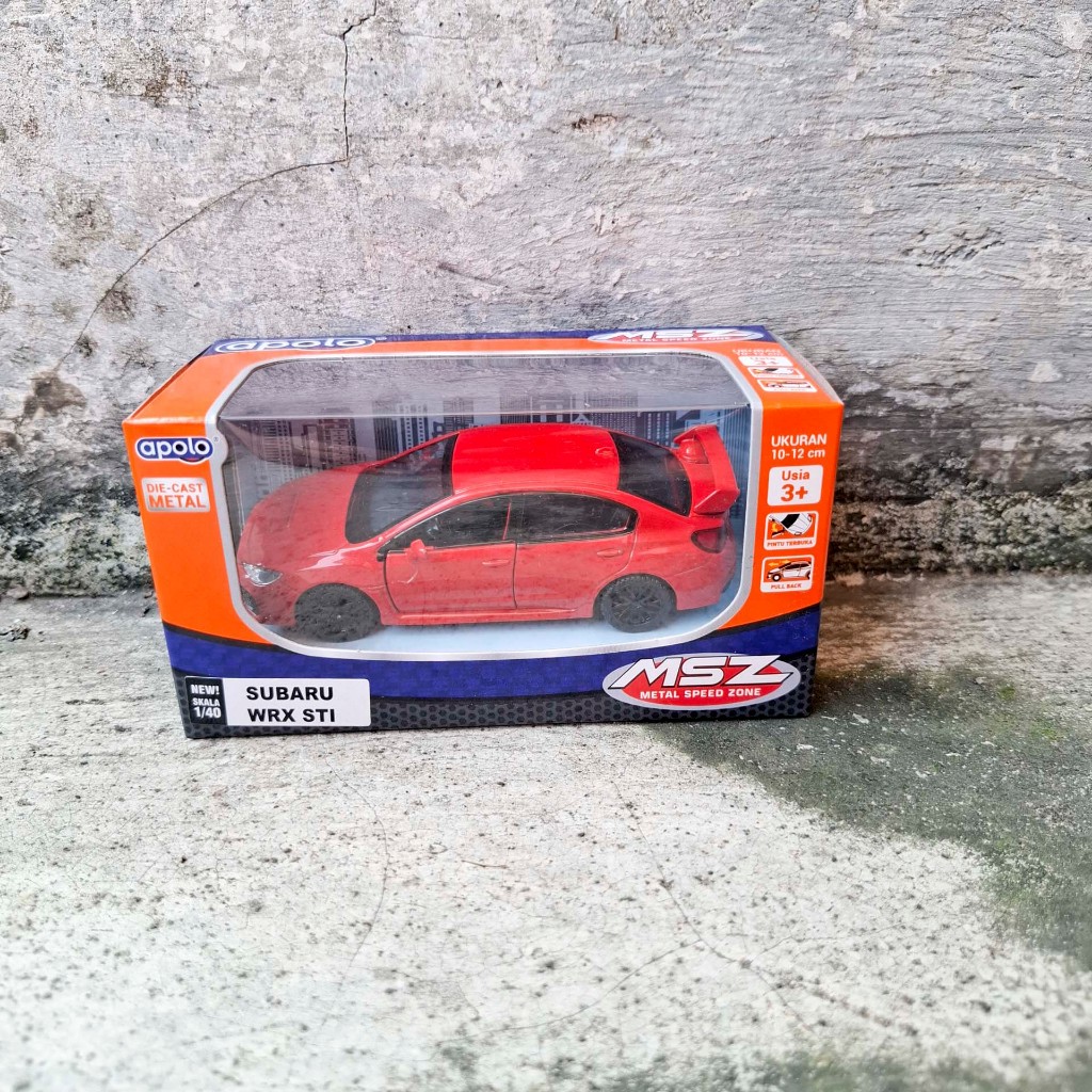 Apolo MSZ Diecast Subaru WRX STI