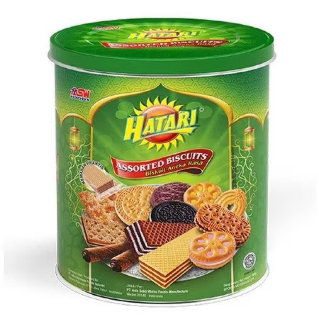 Asw Hatari Assorted Biskuit Kaleng 300 gram