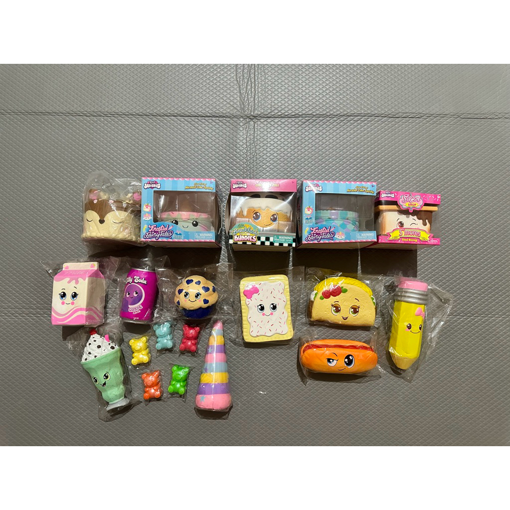 [PART 11/15] BACA DESKRIPSI squishy official silly squishies soda cupcake gummy bear deer cake taco 