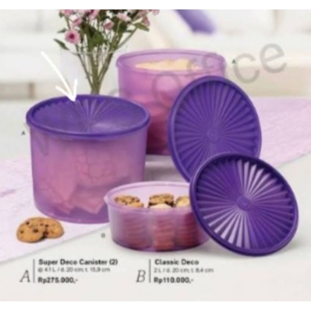 Deco Canister set - Tupperware