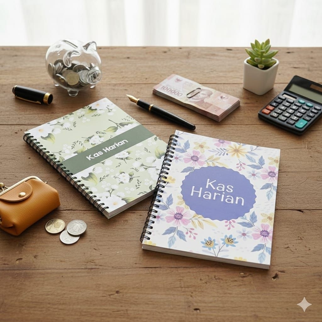 BUKU KAS HARIAN SPIRAL JILID SPIRAL UK. A5