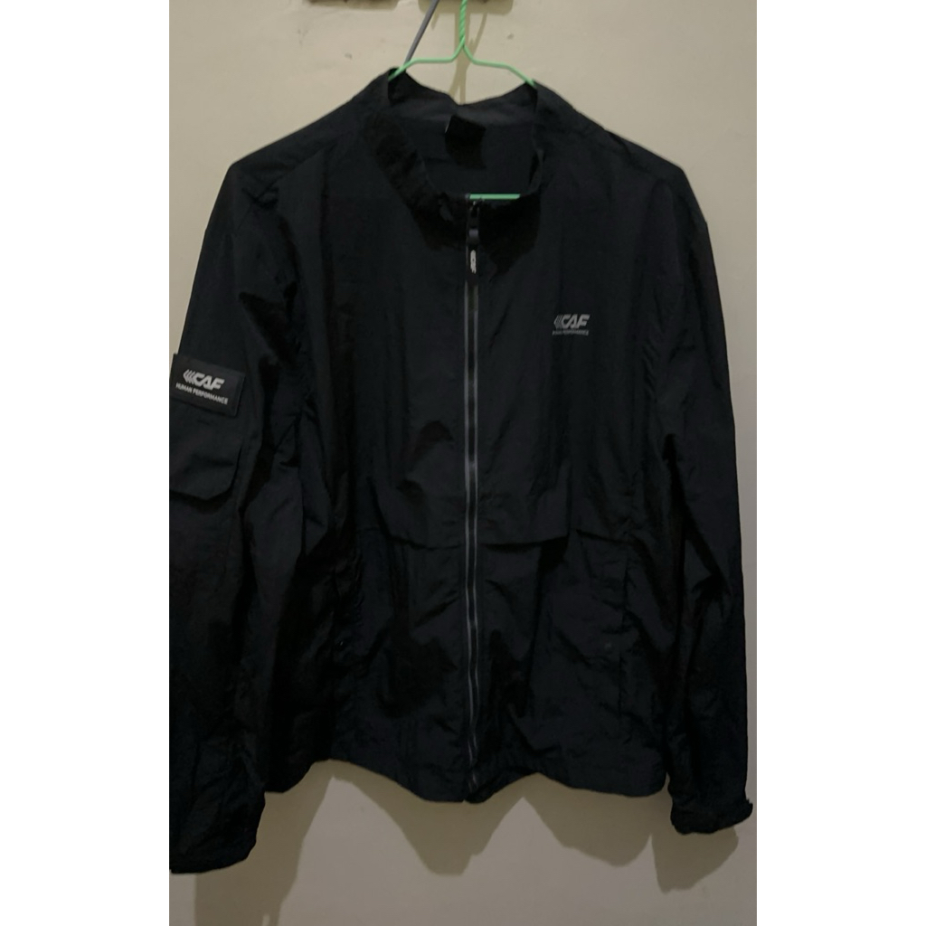 Jaket Lecaf parasut original saku samping