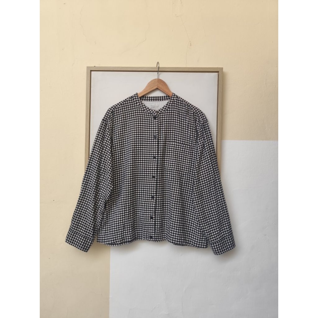 Kemeja MUJI Gingham