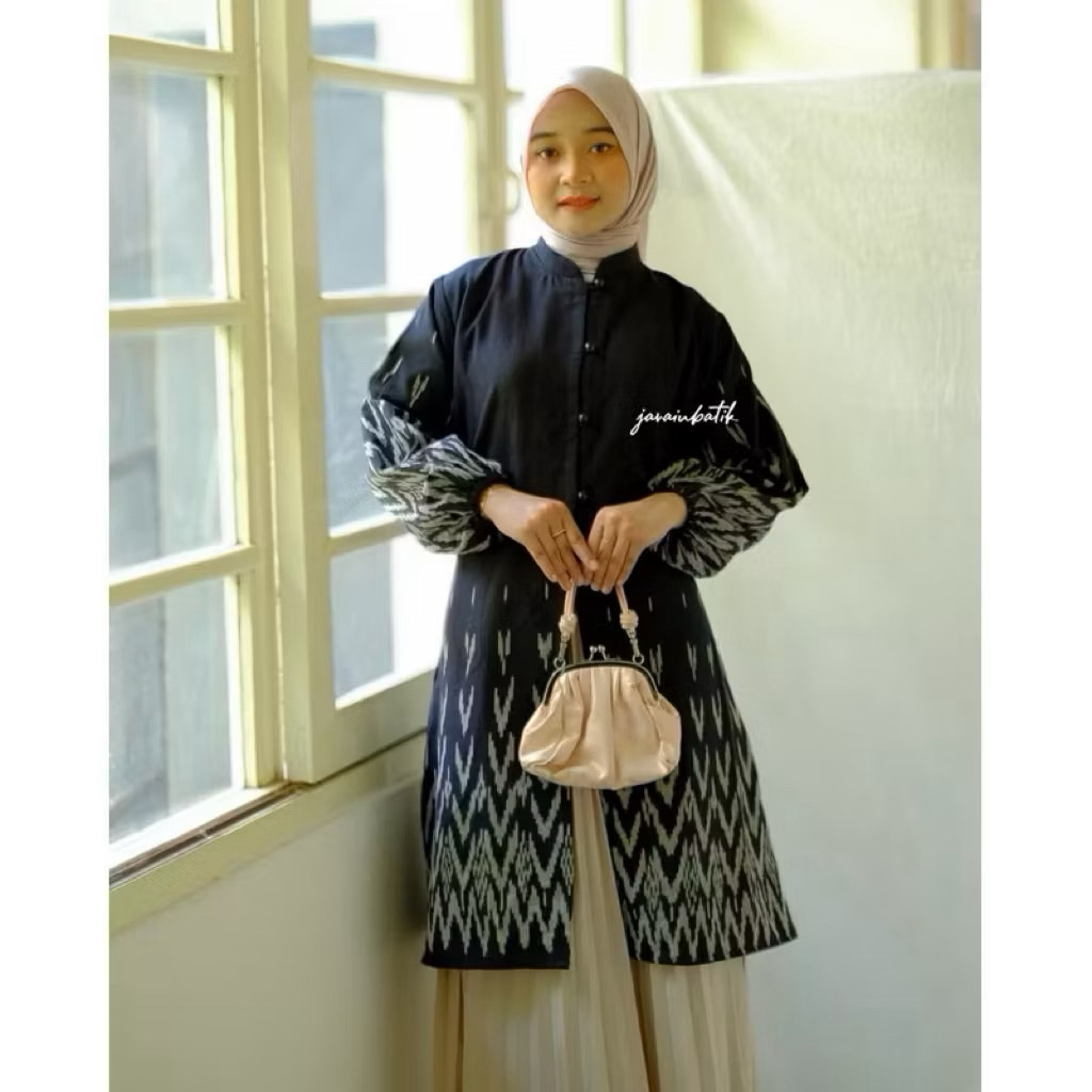 TUNIK TENUN TROSO| TUNIK KEKINIAN | TUNIK TROSO JEPARA