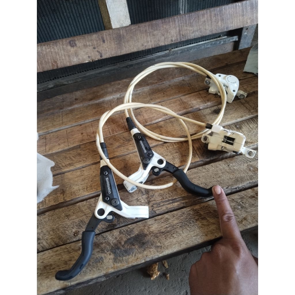 brakeset hidrolik shimano m445