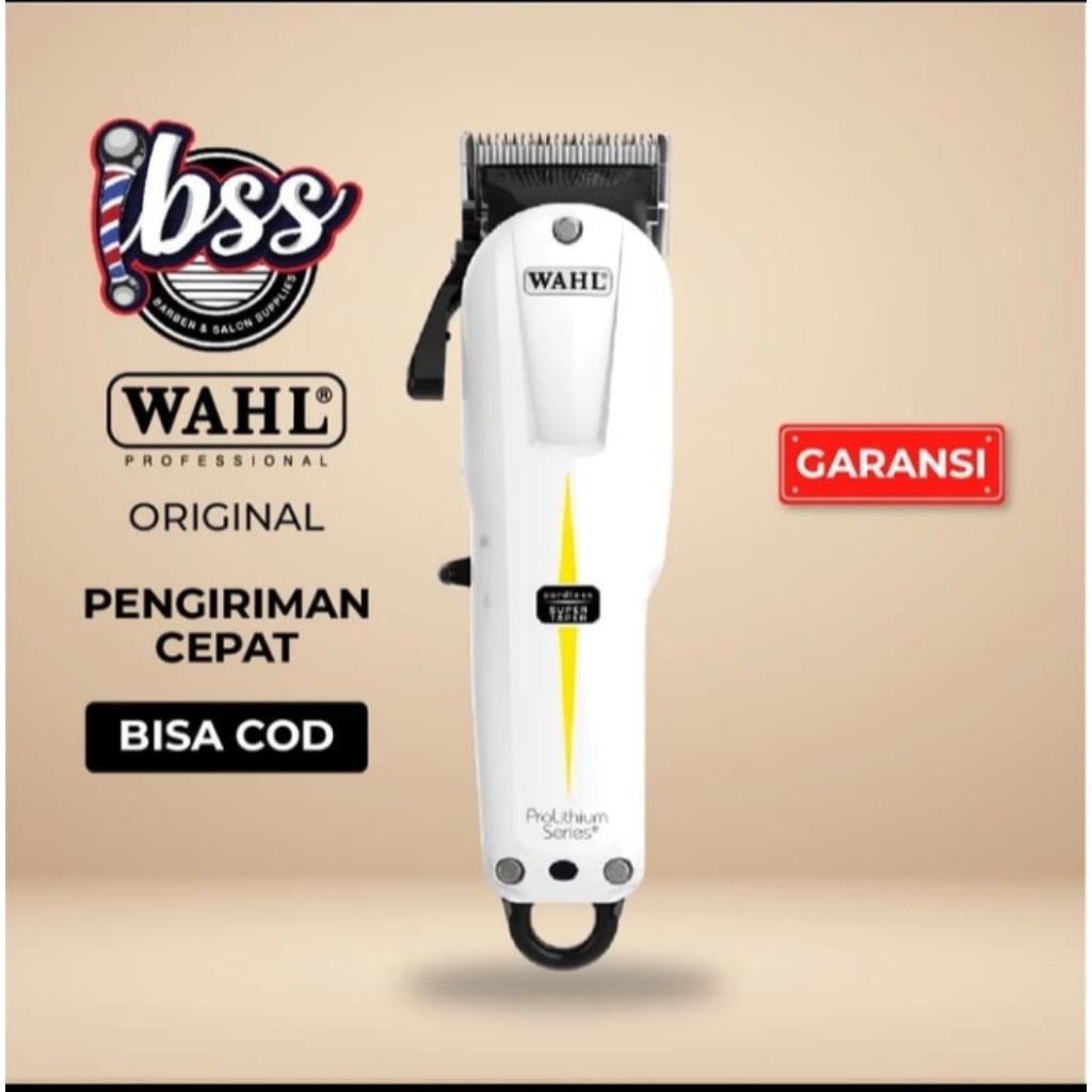 CUKUR Wahl Super Taper Cordless Clipper - Alat Cukur Rambut Profesional / WAHL ORIGINAL
