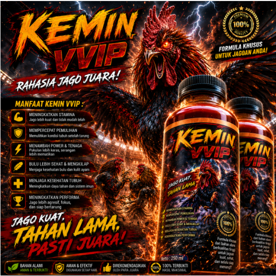 Kemin Ayam Aduan VIP Original Obat Ayam Bangkok Birma Saigon/Kemin Ayam Aduan Untuk Menebalkan Kulit