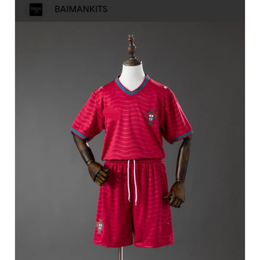 JERSEY KAOS BAJU BOLA KIDS ANAK ANAK PORTUGAL HOME WC 2026