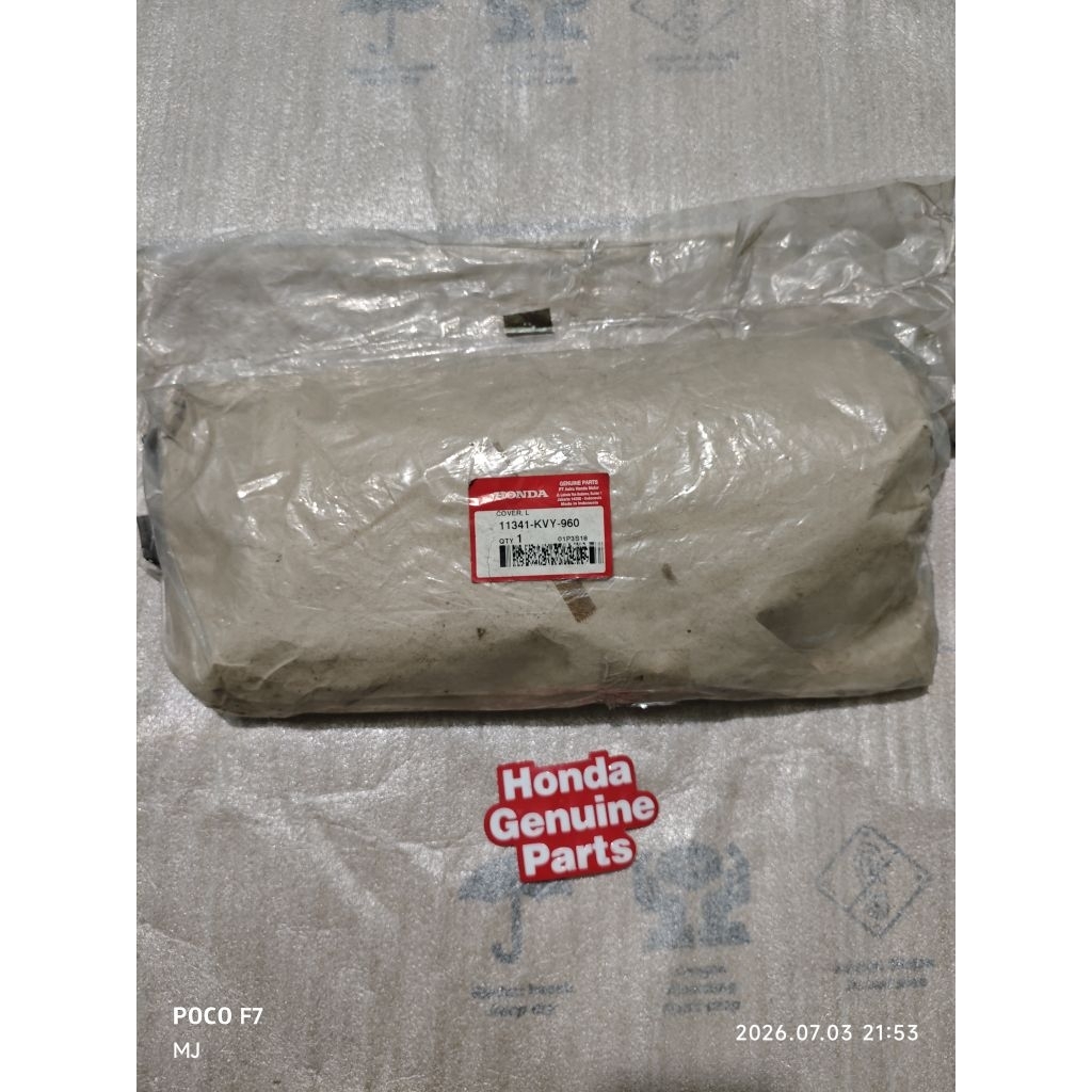 11341KVY960 / COVER L CRANK CASE / BLOK CVT BEAT KARBU PNP SCOOPY & SPACY KARBU
