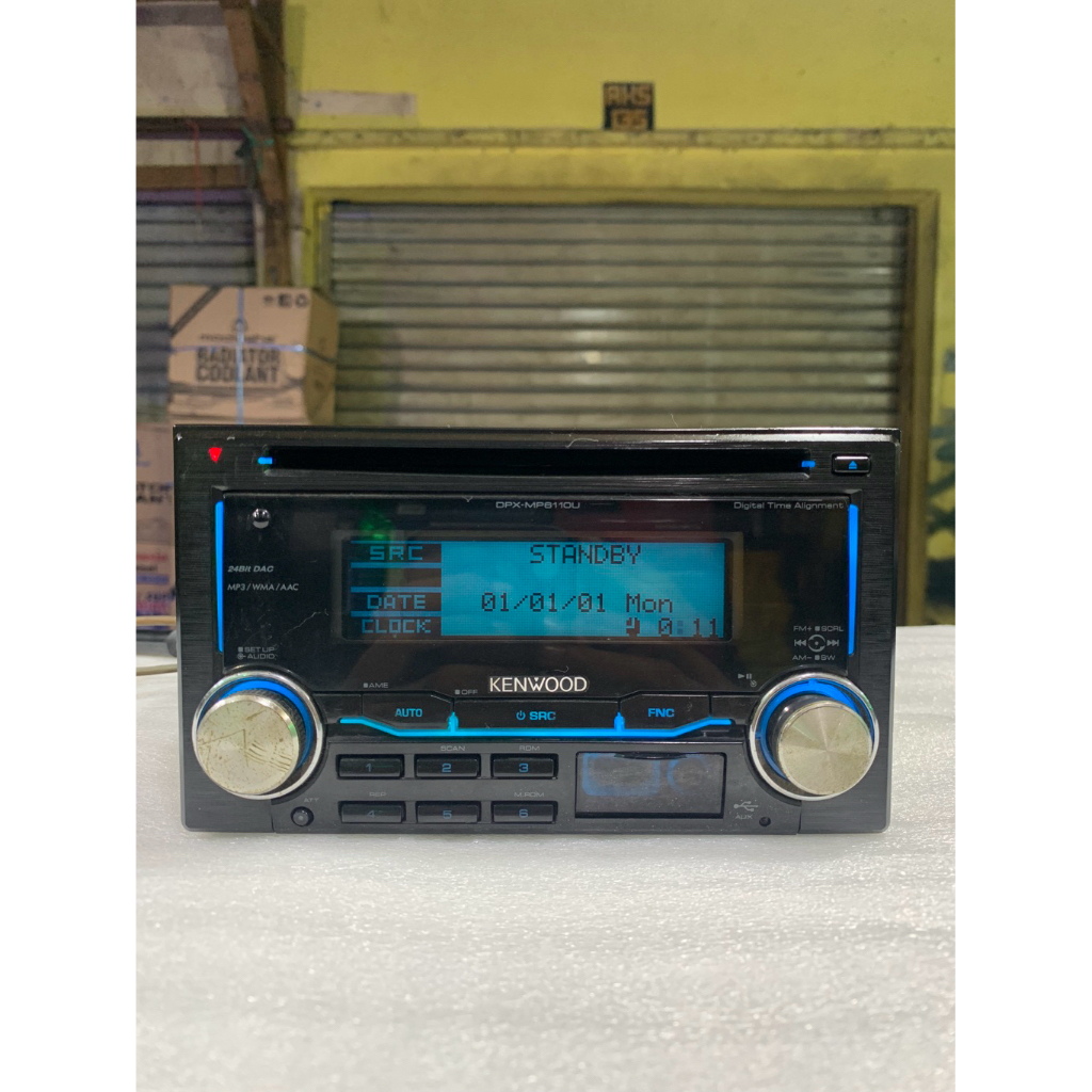 Head Unit Kenwood DPX-MP6110U  Original Honda FREED Radio AM FM CD MP3 USB AUX Suara Jernih & Bass k