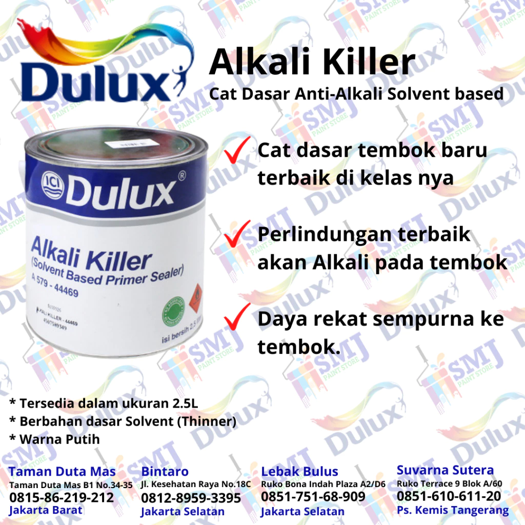 CAT DASAR DULUX ALKALI KILLER 2,5L