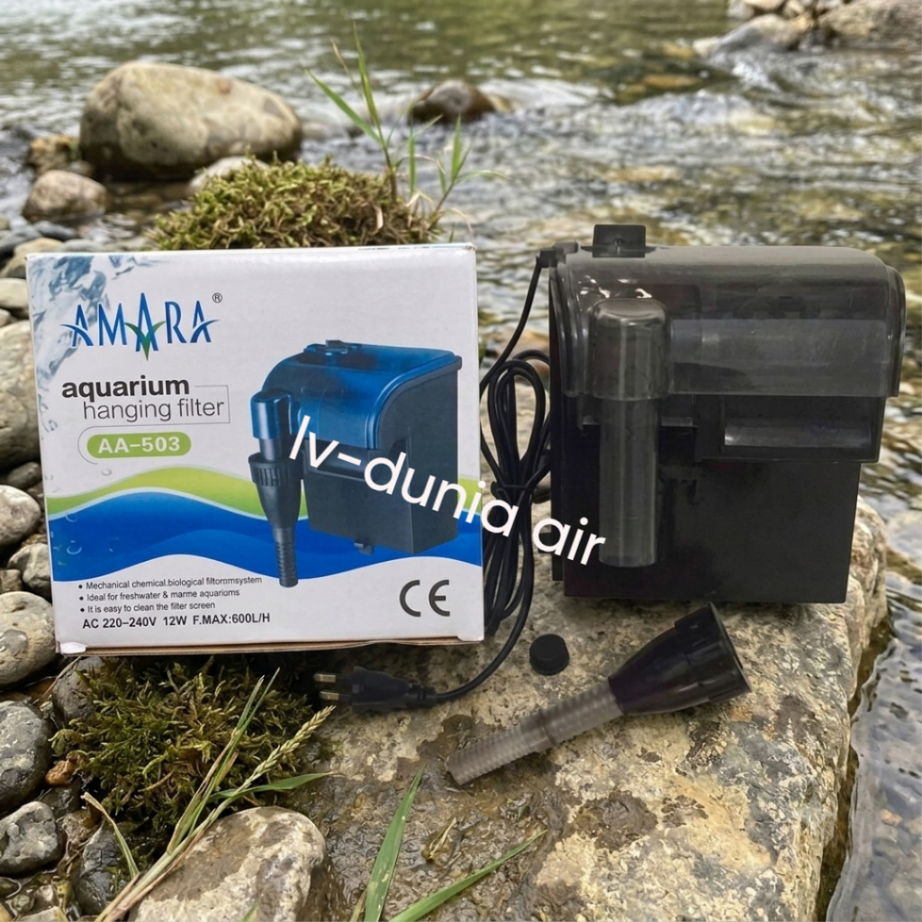 Amara AA-503 Hang On Filter FIlter Gantung Aquarium Filter Samping Aquarium Amara AA 503