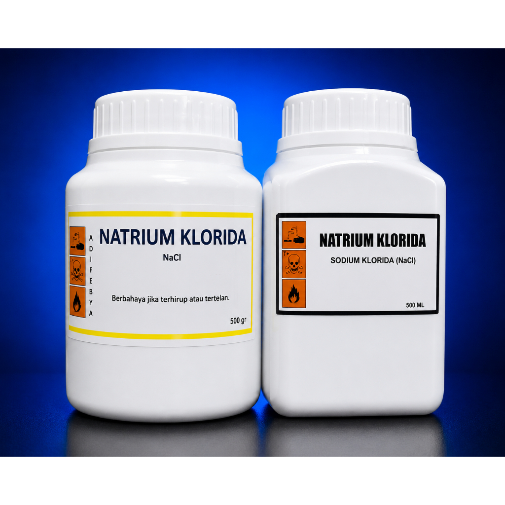 Natrium Klorida Cairan, T (500 ml/botol) | Sodium Chloride Solution  | Garam Dapur | NaCl