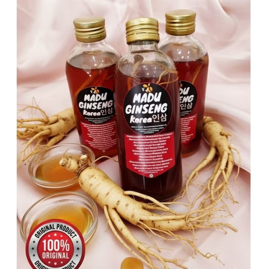 Madu HUTAN dengan Ginseng Korea ASLI 100% MURNI