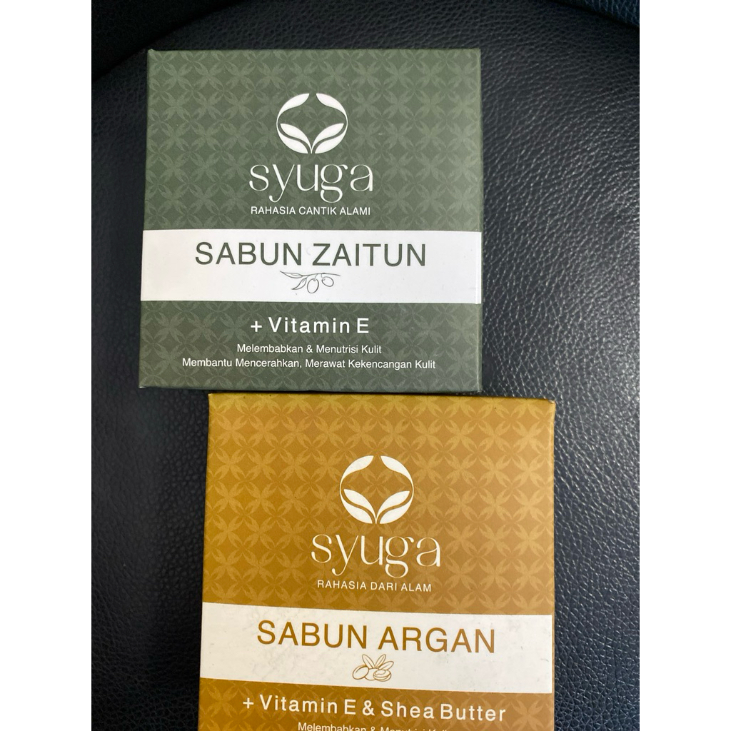SYUGA Soap Bar | Sabun Zaitun | Sabun Argan 100g